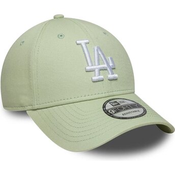 Casquette courbée verte claire ajustable 9FORTY League Ess 9FORTY League Essential Los Angeles Dodgers MLB New Era