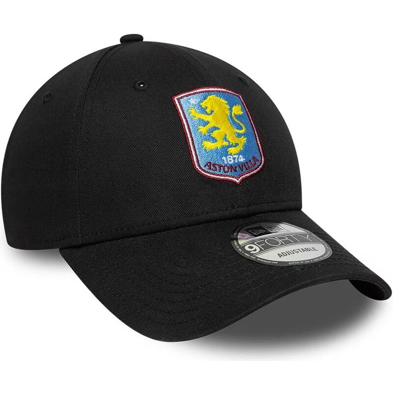 casquette-courbee-noire-ajustable-9forty-core-aston-villa-football-club-premier-league-new-era casquette-courbee-noire-ajustable-9forty-core-aston-villa-football-club-premier-league-new-era