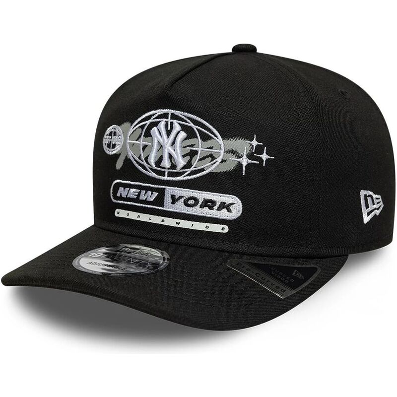 casquette-courbee-noire-snapback-19twenty-graphic-new-york-yankees-mlb-new-era