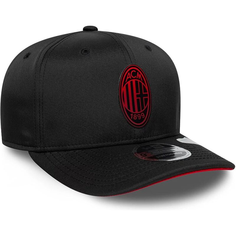 casquette-courbee-noire-snapback-avec-logo-rouge-9seventy-stretch-snap-fw-poly-ac-milan-serie-a-new-era casquette-courbee-noire-snapback-avec-logo-rouge-9seventy-stretch-snap-fw-poly-ac-milan-serie-a-new-era