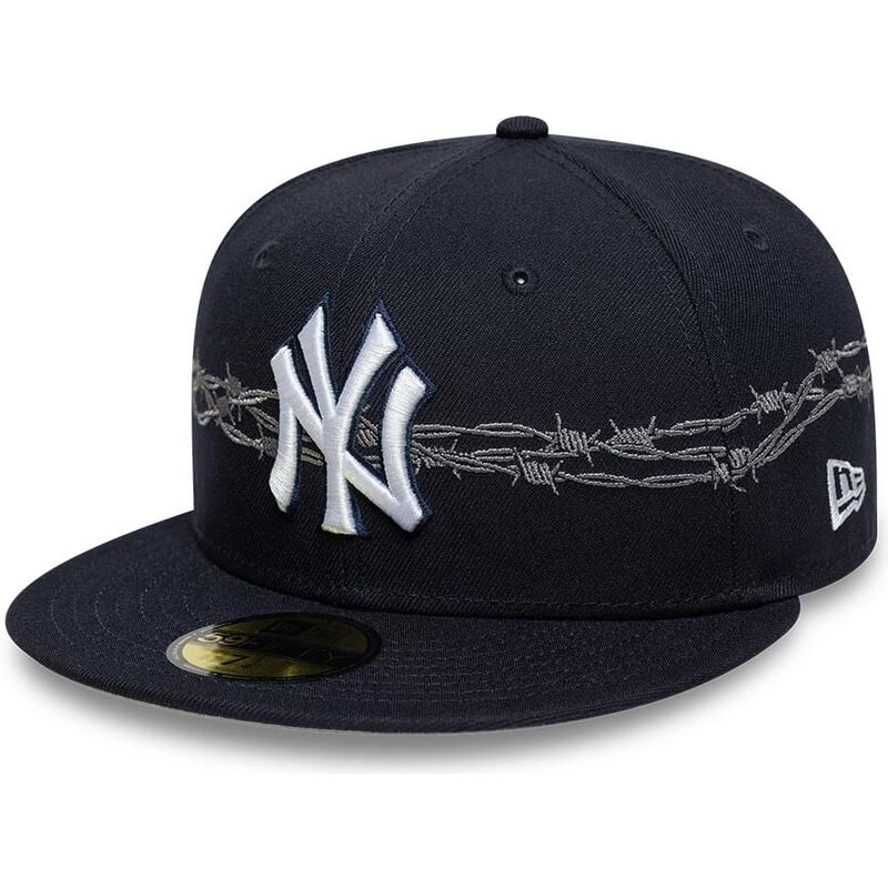 casquette-plate-bleue-marine-ajustee-59fifty-icon-new-york-yankees-mlb-new-era