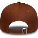 casquette-courbee-marron-ajustable-pour-femme-9forty-league-essential-midi-los-angeles-dodgers-mlb-new-era
