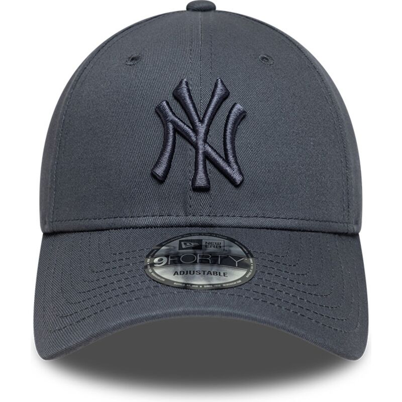 casquette-courbee-grise-fonce-ajustable-avec-logo-grise-fonce-9forty-league-essential-new-york-yankees-mlb-new-era casquette-courbee-grise-fonce-ajustable-avec-logo-grise-fonce-9forty-league-essential-new-york-yankees-mlb-new-era