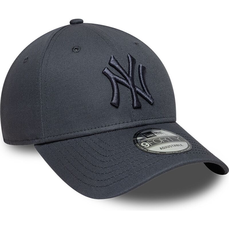 casquette-courbee-grise-fonce-ajustable-avec-logo-grise-fonce-9forty-league-essential-new-york-yankees-mlb-new-era casquette-courbee-grise-fonce-ajustable-avec-logo-grise-fonce-9forty-league-essential-new-york-yankees-mlb-new-era