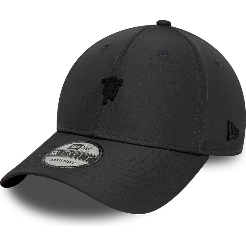 casquette-courbee-grise-fonce-ajustable-avec-logo-noir-9forty-metal-manchester-city-football-club-premier-league-new-era