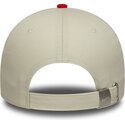 casquette-courbee-rouge-et-beige-ajustable-9forty-contrast-visor-vespa-piaggio-new-era