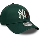 casquette-courbee-verte-ajustable-9forty-outdoor-icon-new-york-yankees-mlb-new-era