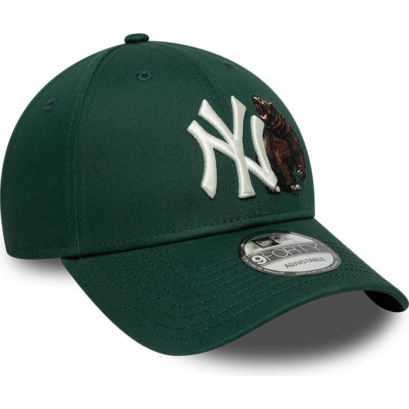 casquette-courbee-verte-ajustable-9forty-outdoor-icon-new-york-yankees-mlb-new-era