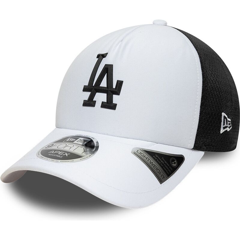 casquette-trucker-blanche-et-noire-9forty-apex-sporty-los-angeles-dodgers-mlb-new-era
