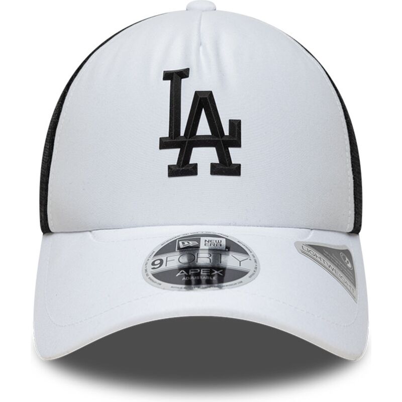 casquette-trucker-blanche-et-noire-9forty-apex-sporty-los-angeles-dodgers-mlb-new-era