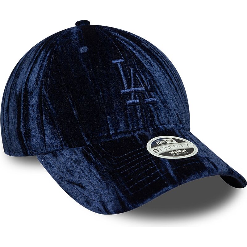 casquette-courbee-bleue-marine-ajustable-pour-femme-avec-logo-bleu-marine-9twenty-velour-los-angeles-dodgers-mlb-new-era casquette-courbee-bleue-marine-ajustable-pour-femme-avec-logo-bleu-marine-9twenty-velour-los-angeles-dodgers-mlb-new-era