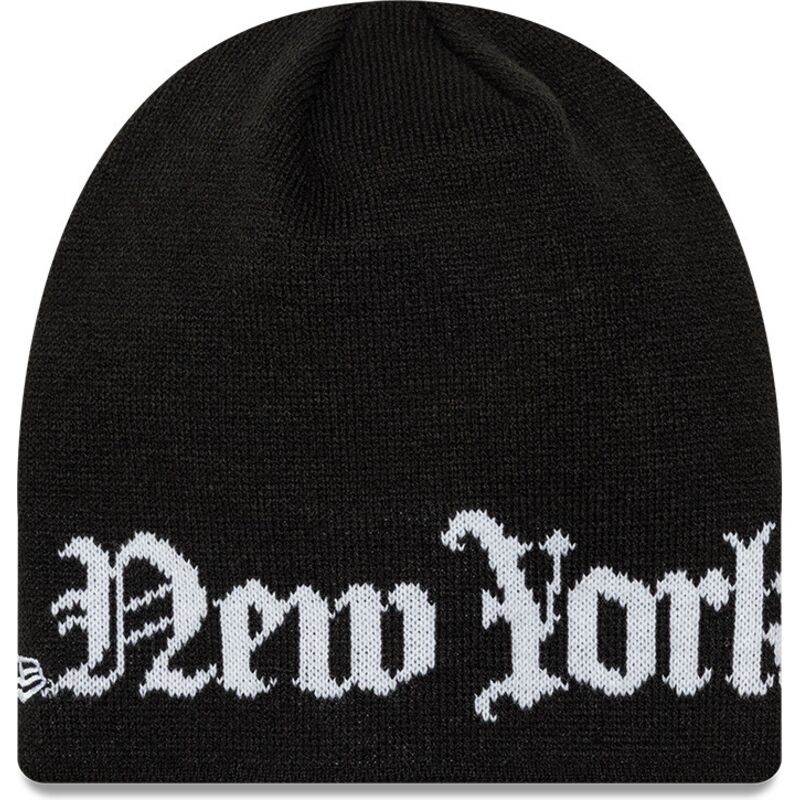 bonnet-noir-knit-skully-wordmark-new-york-yankees-mlb-new-era