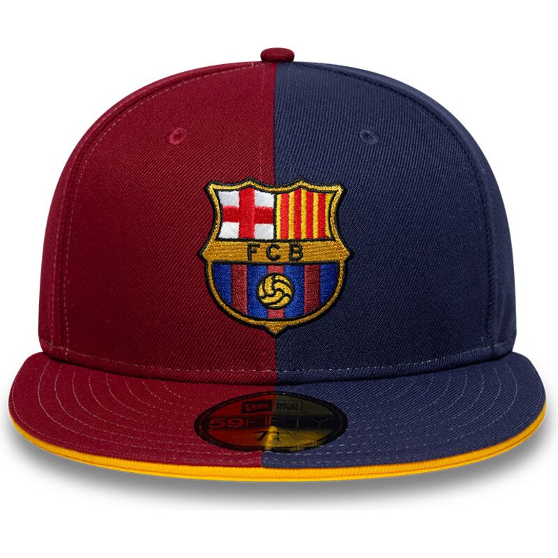 casquette-plate-bleue-et-rouge-ajustee-9fifty-poly-fc-barcelona-laliga-new-era