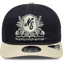 casquette-courbee-bleue-marine-et-beige-ajustable-19twenty-washed-graphic-new-era