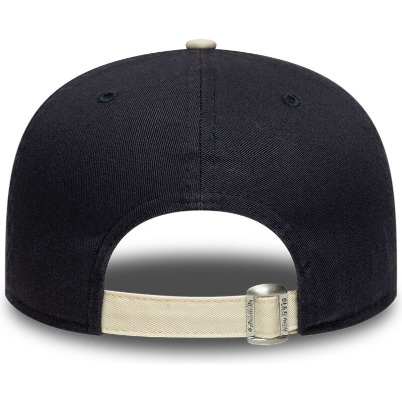 casquette-courbee-bleue-marine-et-beige-ajustable-19twenty-washed-graphic-new-era