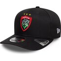 casquette-courbee-noire-snapback-9seventy-stretch-snap-lily-rugby-club-toulonnais-french-rugby-federation-ffr-new-era