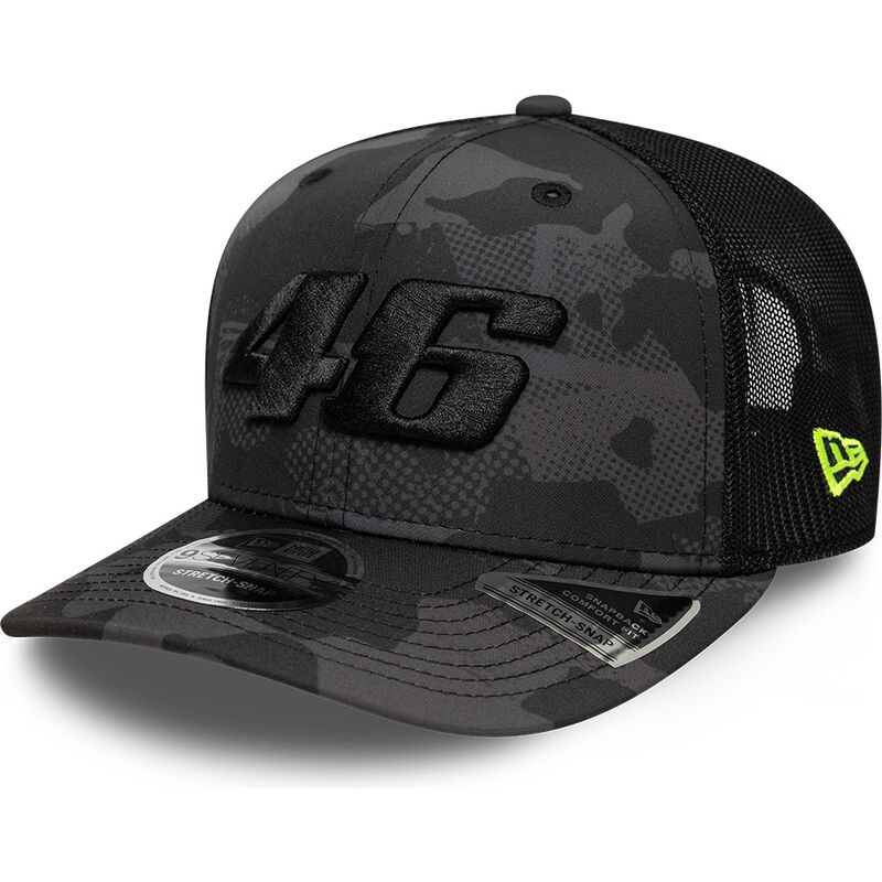 casquette-trucker-camouflage-noire-9seventy-stretch-snap-valentino-rossi-vr46-motogp-new-era casquette-trucker-camouflage-noire-9seventy-stretch-snap-valentino-rossi-vr46-motogp-new-era