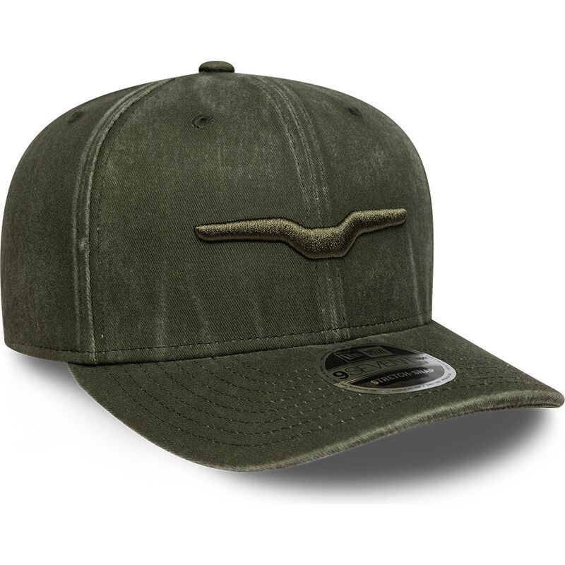 casquette-courbee-verte-snapback-avec-logo-vert-9seventy-stretch-snap-logo-moto-guzzi-new-era