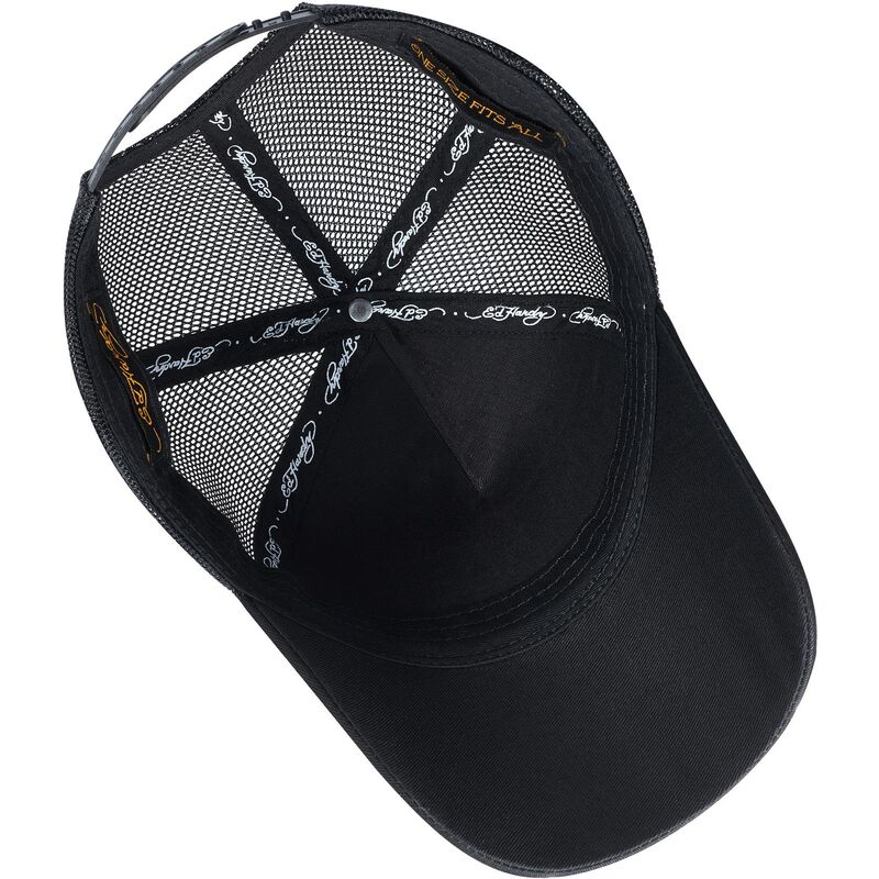 casquette-trucker-noire-et-blanche-love-ed-ed-hardy