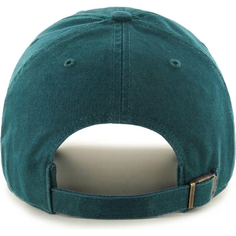 casquette-courbee-verte-ajustable-clean-up-no-loop-label-pacific-green-new-york-yankees-mlb-47-brand