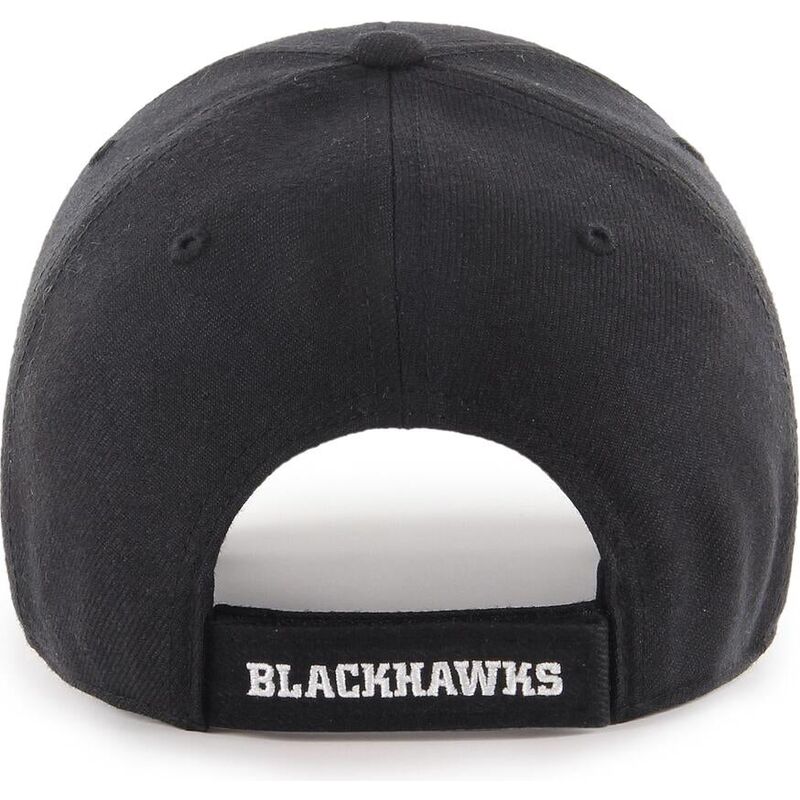 casquette-courbee-noire-ajustable-mvp-chicago-blackhawks-nhl-47-brand casquette-courbee-noire-ajustable-mvp-chicago-blackhawks-nhl-47-brand