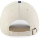 casquette-courbee-beige-et-bleue-ajustable-clean-up-base-runner-two-tone-los-angeles-dodgers-mlb-47-brand