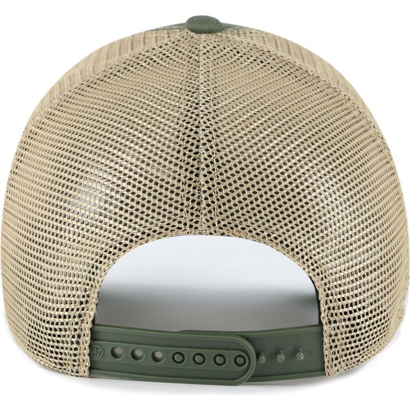 casquette-trucker-verte-et-beige-clean-up-trawler-new-york-yankees-mlb-47-brand