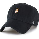 casquette-courbee-noire-ajustable-clean-up-base-runner-icon-dog-47-brand