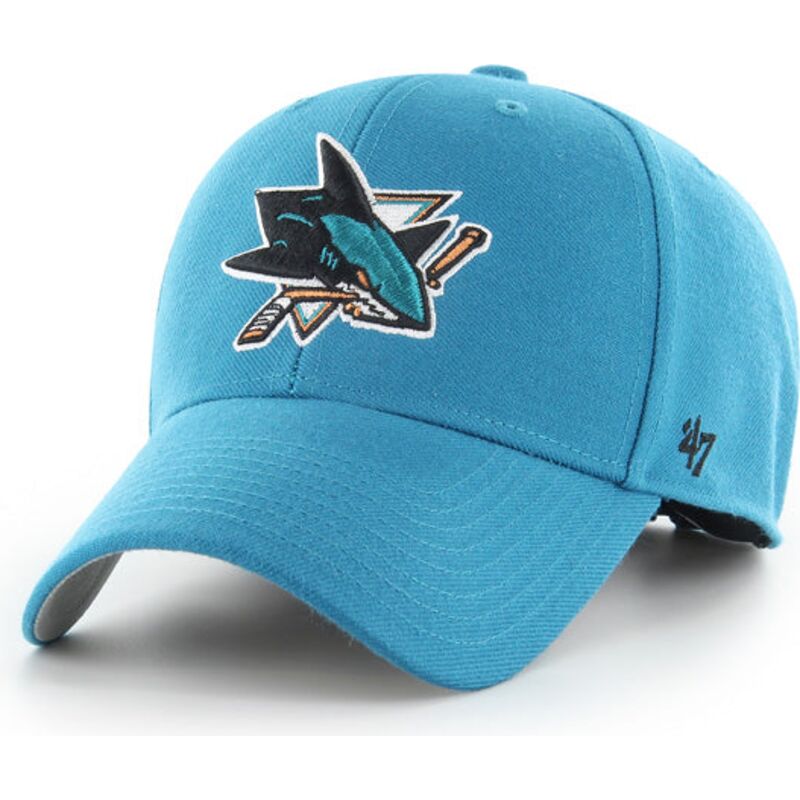 casquette-courbee-bleue-ajustable-mvp-dark-teal-san-jose-sharks-nhl-47-brand casquette-courbee-bleue-ajustable-mvp-dark-teal-san-jose-sharks-nhl-47-brand