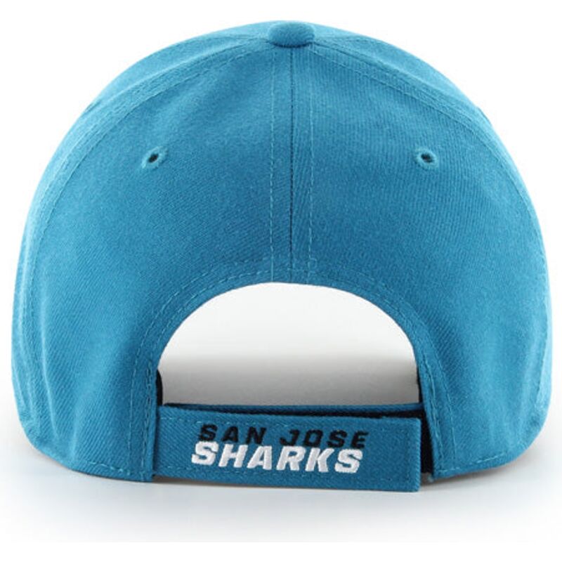 casquette-courbee-bleue-ajustable-mvp-dark-teal-san-jose-sharks-nhl-47-brand casquette-courbee-bleue-ajustable-mvp-dark-teal-san-jose-sharks-nhl-47-brand