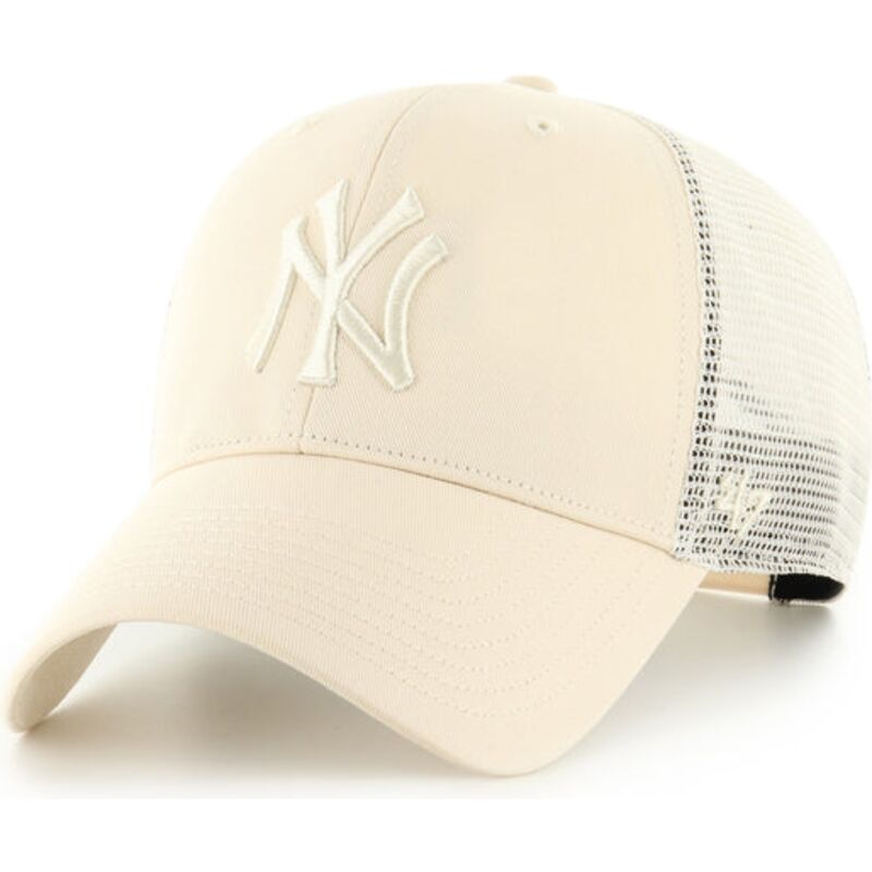 casquette-trucker-beige-avec-logo-beige-mvp-branson-new-york-yankees-mlb-47-brand casquette-trucker-beige-avec-logo-beige-mvp-branson-new-york-yankees-mlb-47-brand