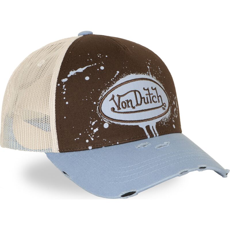 casquette-trucker-marron-et-bleue-tag04-von-dutch casquette-trucker-marron-et-bleue-tag04-von-dutch