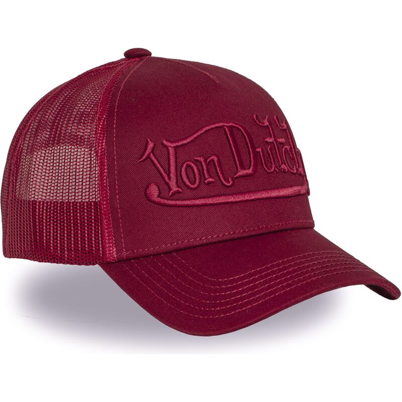 casquette-trucker-grenat-emb07-von-dutch