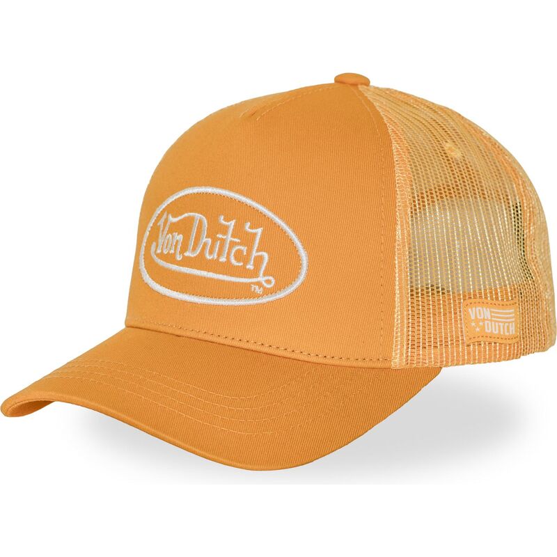 casquette-trucker-orange-ajustable-lofb53-von-dutch casquette-trucker-orange-ajustable-lofb53-von-dutch