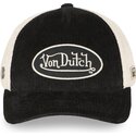 casquette-trucker-noire-et-beige-ajustable-lof-b50-von-dutch