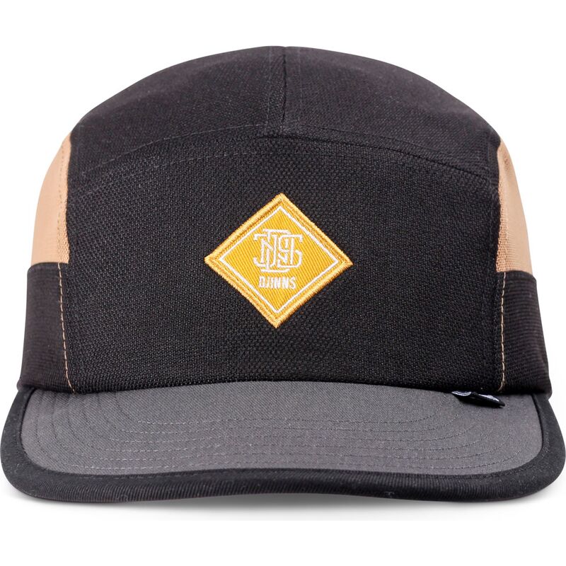 casquette-courbee-noire-et-beige-ajustable-soft-finefine-mesh-djinns casquette-courbee-noire-et-beige-ajustable-soft-finefine-mesh-djinns