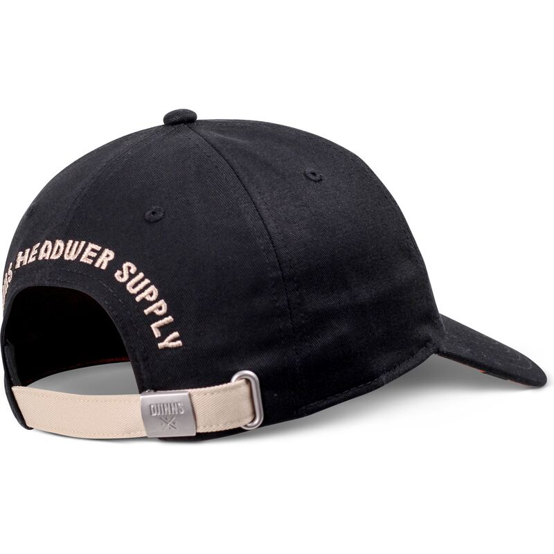 casquette-courbee-noire-ajustable-rose-kraken-djinns