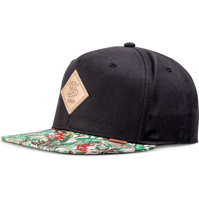 casquette-plate-noire-et-verte-snapback-woven-jungle-rev-djinns casquette-plate-noire-et-verte-snapback-woven-jungle-rev-djinns