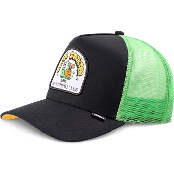 Casquette trucker noire et verte HFT DNC Slowstarter Djinns