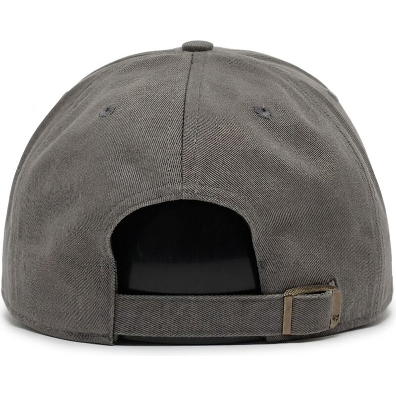 casquette-courbee-grise-ajustable-avec-logo-noir-mvp-base-runner-legend-new-york-yankees-mlb-47-brand
