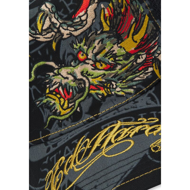 casquette-trucker-noire-crawling-dragon-ed-hardy casquette-trucker-noire-crawling-dragon-ed-hardy