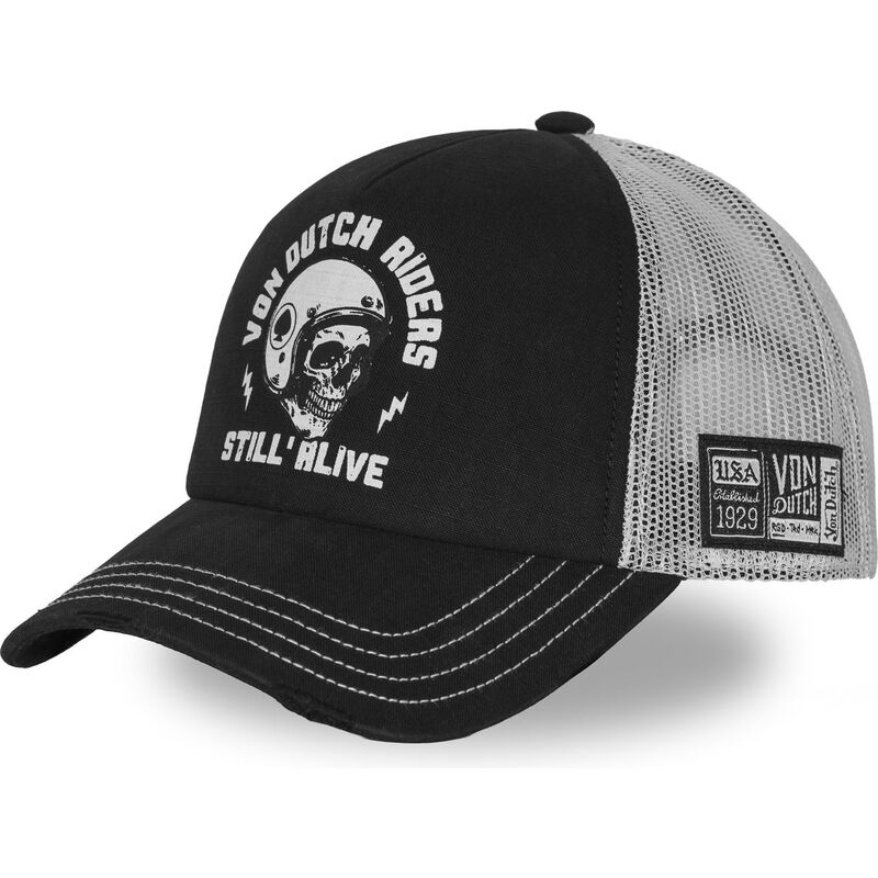 casquette-trucker-noire-et-blanche-crew38-von-dutch casquette-trucker-noire-et-blanche-crew38-von-dutch