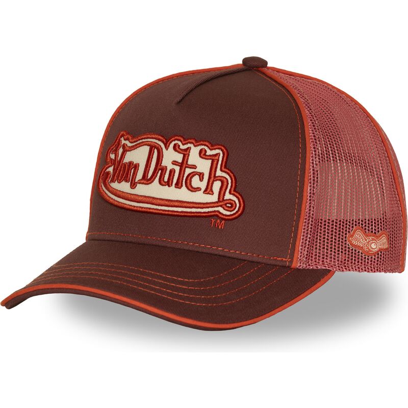 casquette-trucker-multicolore-corail-von-dutch