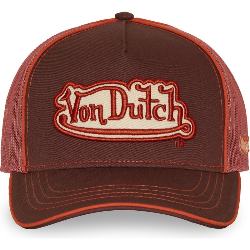 casquette-trucker-multicolore-corail-von-dutch
