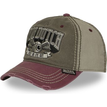 Casquette courbée multicolore ajustable RETRO17 Von Dutch