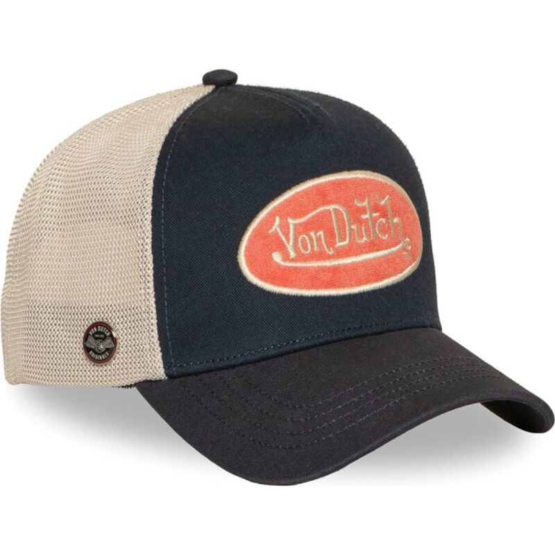 casquette-trucker-bleue-marine-et-beige-terry16-von-dutch