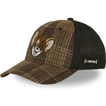 Casquette trucker marron et noire Jerry TAJ9 JER Looney Tunes Capslab