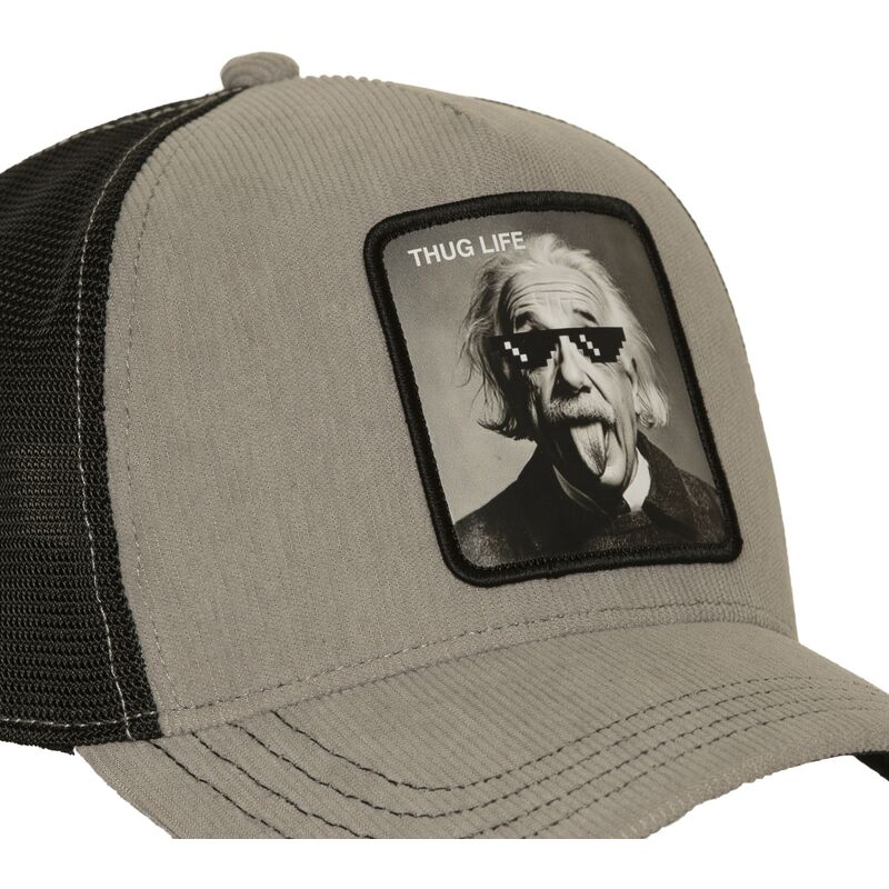 casquette-trucker-grise-et-noire-albert-einstein-thug-life-art1-thug-famous-capslab