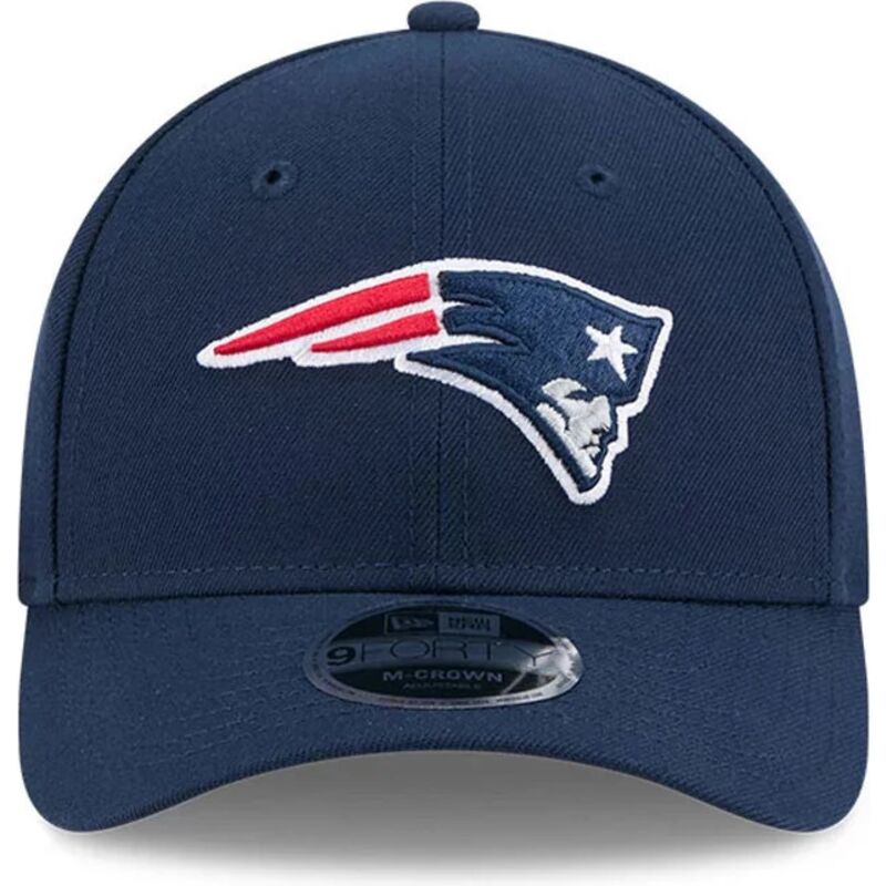 casquette-courbee-bleue-marine-snapback-9forty-m-crown-team-new-england-patriots-nfl-new-era