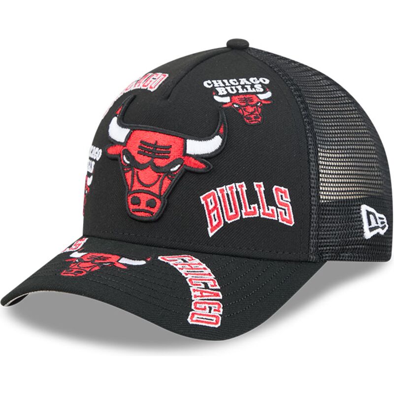 casquette-trucker-noire-9forty-m-crown-a-frame-all-over-chicago-bulls-nba-new-era casquette-trucker-noire-9forty-m-crown-a-frame-all-over-chicago-bulls-nba-new-era